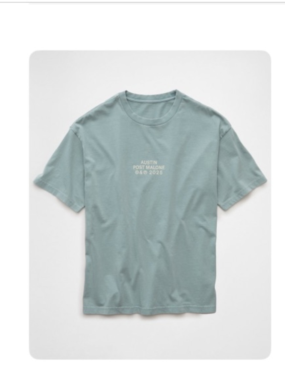 American Eagle Outfitters Short Sleeve Graphic Tee - Jade Green